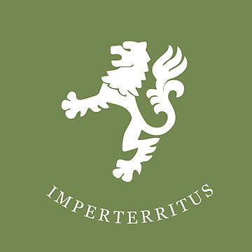 Artwork thumbnail, Imperterritus - Emma M Lion - green by canary-jane
