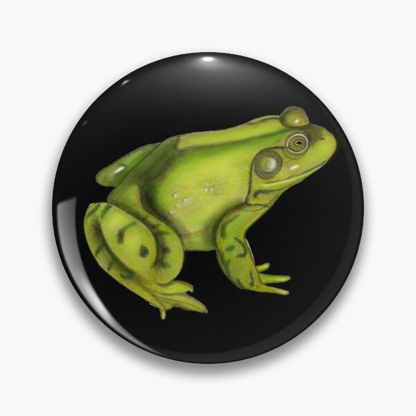 Item preview, American Bullfrog Drawing designed and sold by ArtAndBliss.