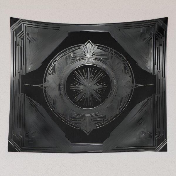 Item preview, silver art deco design 041 designed and sold by fleesphotos.