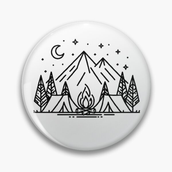 Item preview, Happiest when camping designed and sold by MysticForest18.
