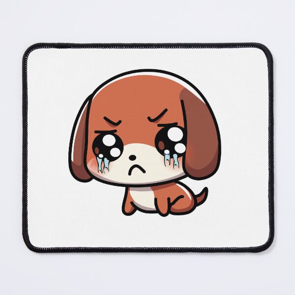 Item preview, vector Dachshund dog crying designed and sold by Meowanime99.