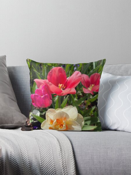 Item preview, Daffodil & Pink Tulips designed and sold by EmmaLilStudio.