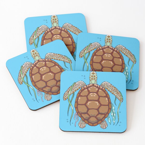 Item preview, top algae sea turtle  designed and sold by Jeffrey Mease.