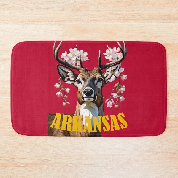 Item preview, Arkansas Deer With Apple Blossom designed and sold by taiche.