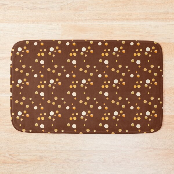 Item preview, Chocolate brown irregular polka dot |  brown watercolor dot pattern designed and sold by lausn.