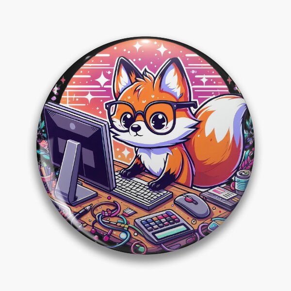 Item preview, Geek Fox: Creativity in Every Pixel designed and sold by Redwal15.
