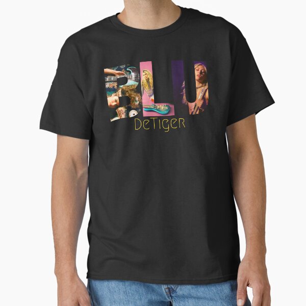 Aperçu de l'œuvre Blu DeTiger T-shirt / Autocollant créée et vendue par DiverseDazzle.