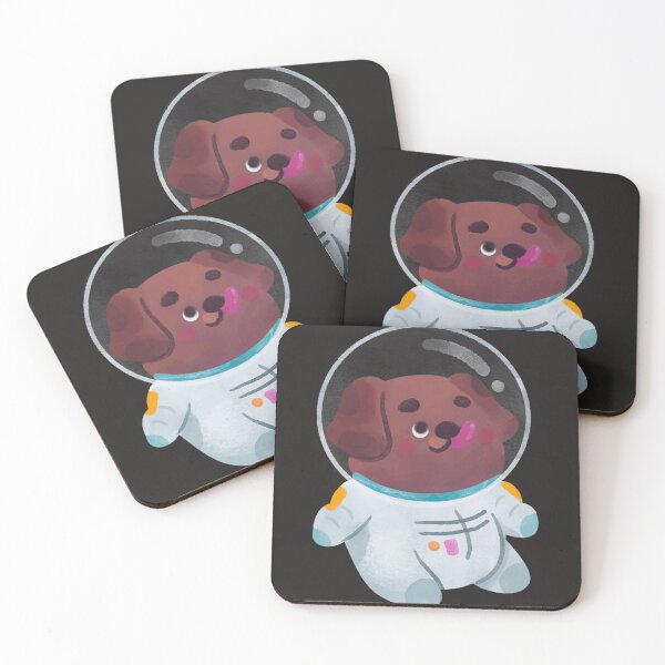 Item preview, cute astronaut dog designed and sold by HandoMiyu.