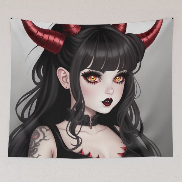 Item preview, Goth Girl Cute Artwork 5 designed and sold by GothShop.