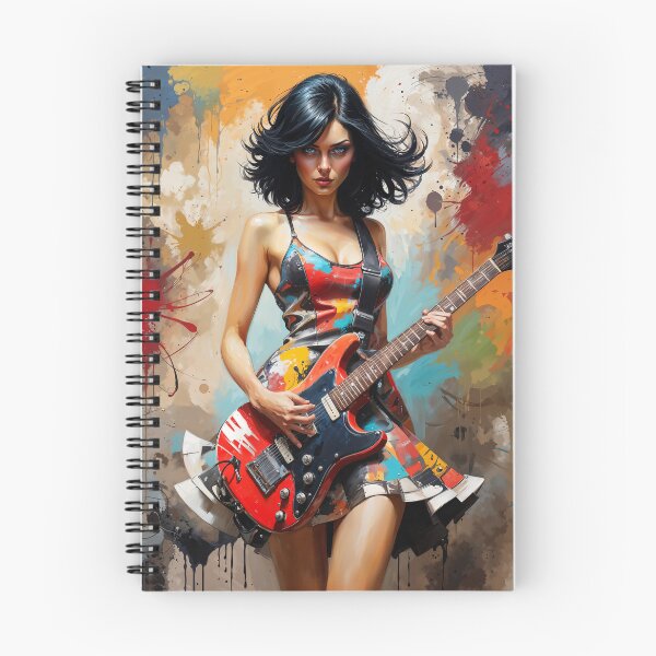 Artikelvorschau, Gitarrenmädchen #3 entworfen und verkauft von DividedFortune.