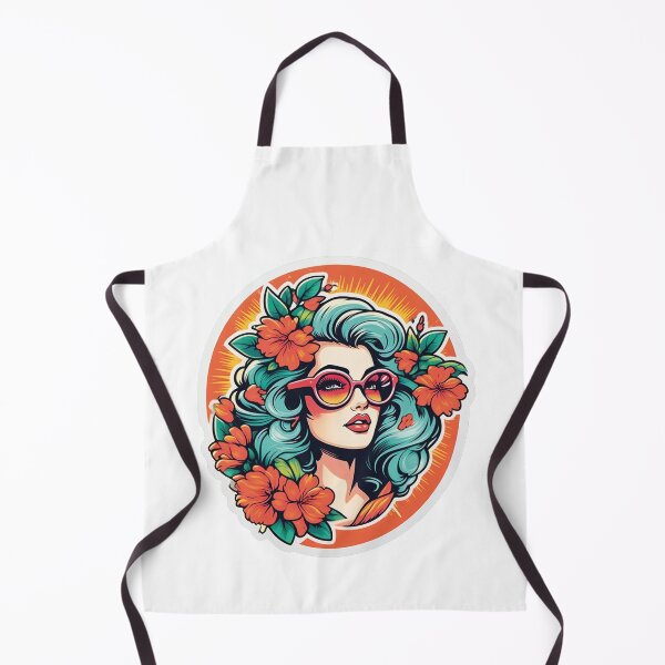 Item preview, Flowers and face: a harmonious interplay designed and sold by Ink-Kreativ.