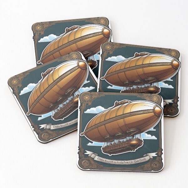 Item preview, Fantastic vintage style flying machine designed and sold by Ink-Kreativ.