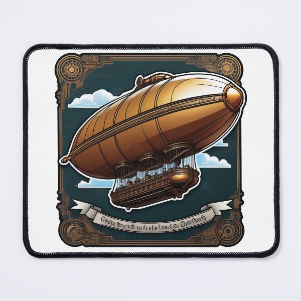 Item preview, Fantastic vintage style flying machine designed and sold by Ink-Kreativ.