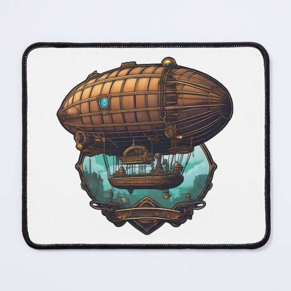 Item preview, Steampunk airship: A journey through the clouds designed and sold by Ink-Kreativ.