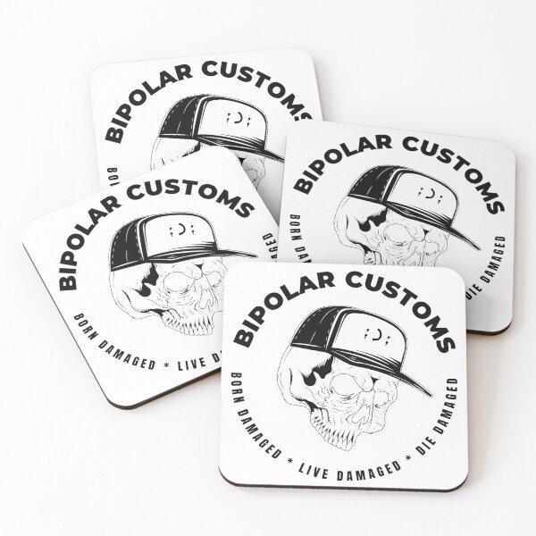 Item preview, Bipolar Badass Customs, Born, Live, Die Damaged designed and sold by DigitalCraftist.