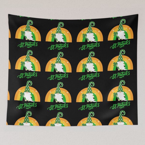 Item preview, Happy St. Patrick's Day! Celebrate with Leprechaun against a rainbow in the color of the Irish flag! designed and sold by UnCoverDesign.