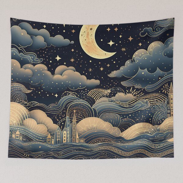 Item preview, Moon and Stars designed and sold by FrancemApple.