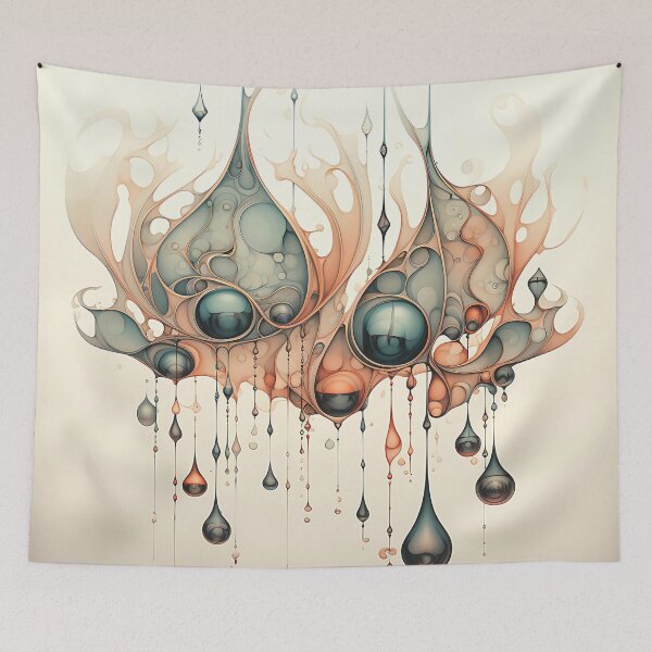 Item preview, Teal Abstract Contemporary designed and sold by FrancemApple.