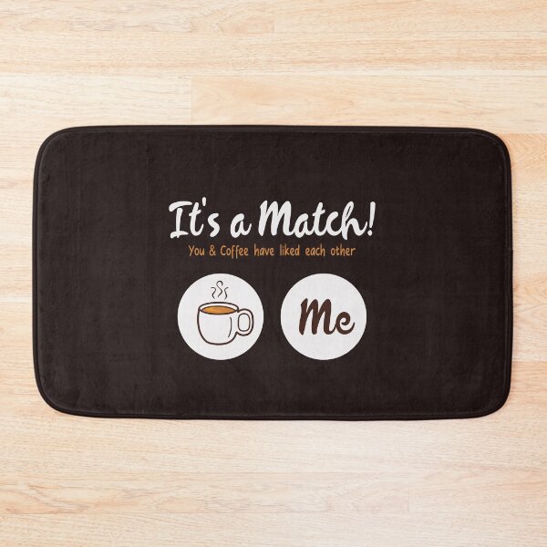 Item preview, It's A Match With Coffee designed and sold by Abhishek Goldar.