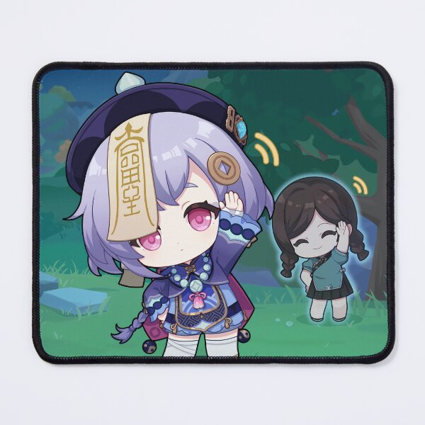 Item preview, Qiqi Genshin Birthday Chibi Art designed and sold by kazatodoesart.