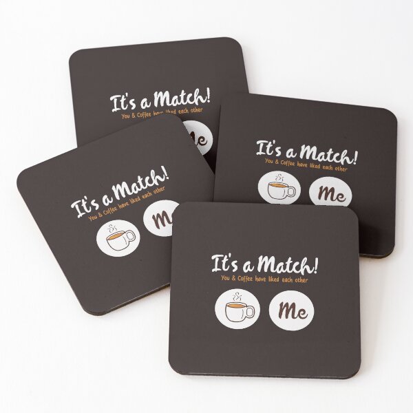 Item preview, It's A Match With Coffee designed and sold by Abhishek Goldar.