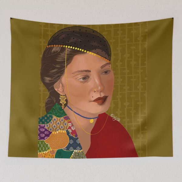 Item preview, Kurdish girl designed and sold by ElifsArt.