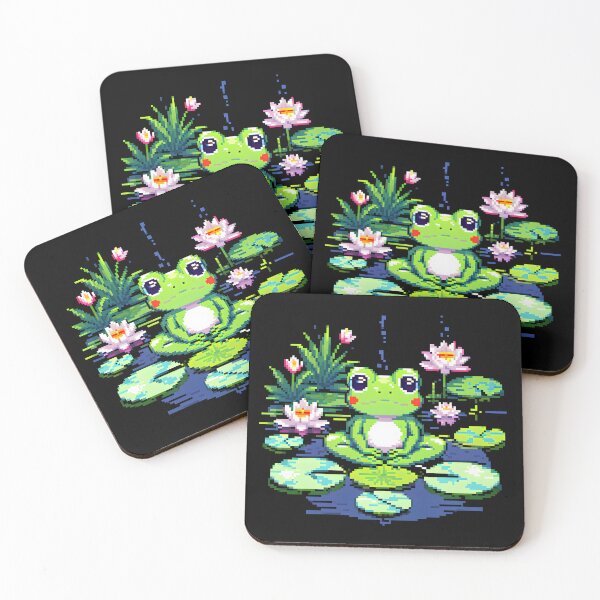 Item preview, Pixel Zen Frog designed and sold by Jackson-Will.