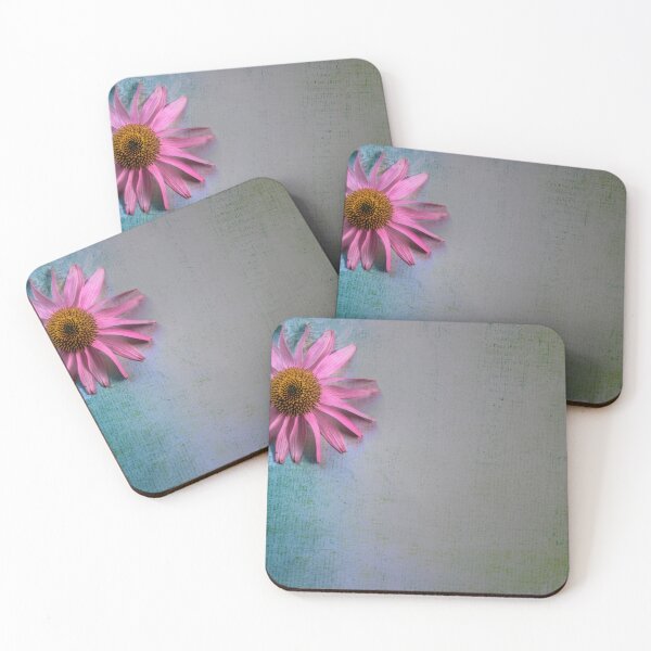 Item preview, Lay flat image of Purple Coneflower on patterned paper. designed and sold by dawn2dawn.