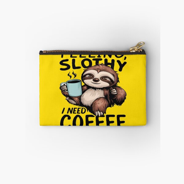 Item preview, Sloth Coffee Funny Slogan  designed and sold by AlphaTeez.