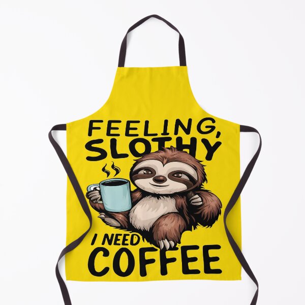 Item preview, Sloth Coffee Funny Slogan designed and sold by AlphaTeez.