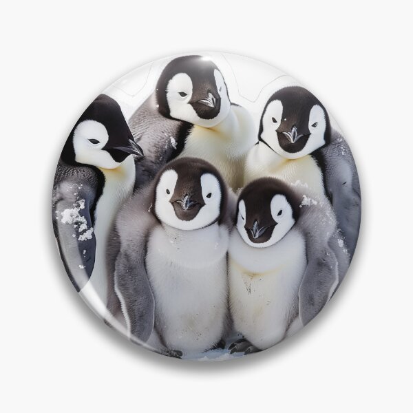 Item preview, fluffy penguins, family, designed and sold by GabbyKI261.