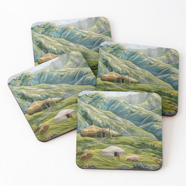 Item preview, plush mountains designed and sold by PricklyPeanut.