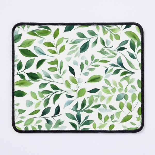 Item preview, Watercolor Green Leaves designed and sold by HasHs.