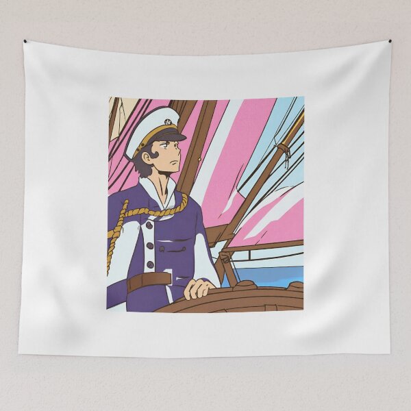 Item preview, Retro captain sailing  designed and sold by Looplk.