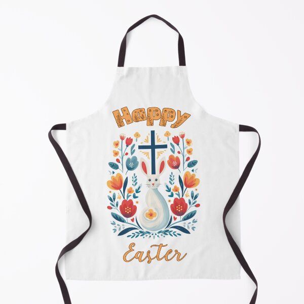Item preview, Adorable Bunny And Cross Happy Easter Day designed and sold by BotunPeony.
