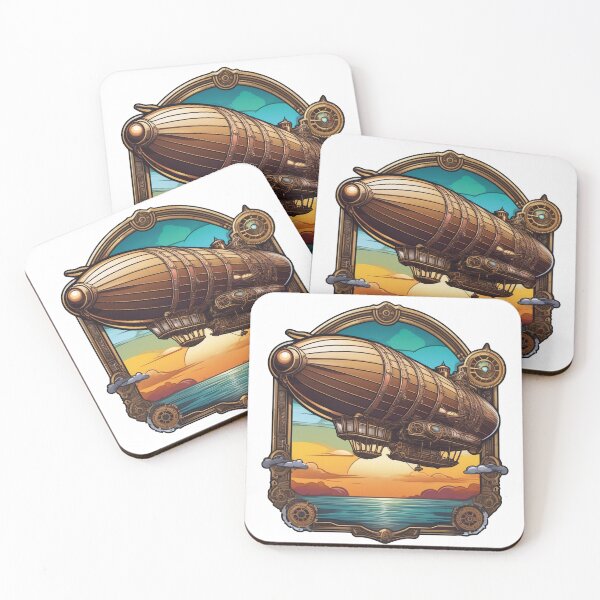 Item preview, Technical wonders: The majestic steampunk airship designed and sold by Ink-Kreativ.