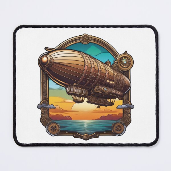 Item preview, Technical wonders: The majestic steampunk airship designed and sold by Ink-Kreativ.