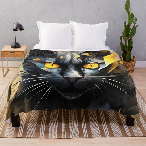 Artikelvorschau, Schöne Katze, kubistisches Gesicht, hyperrealer Stil entworfen und verkauft von PC-artist.