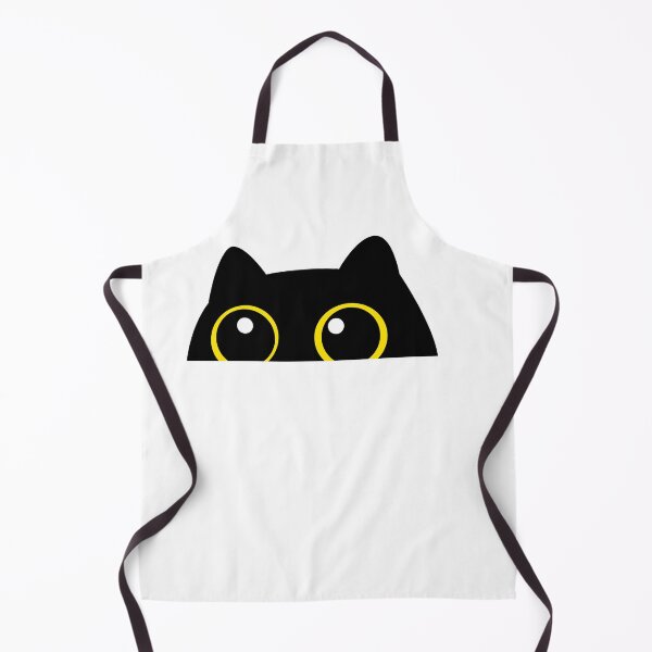 Item preview, Cute Peeker Black Cat designed and sold by PowesomePets.