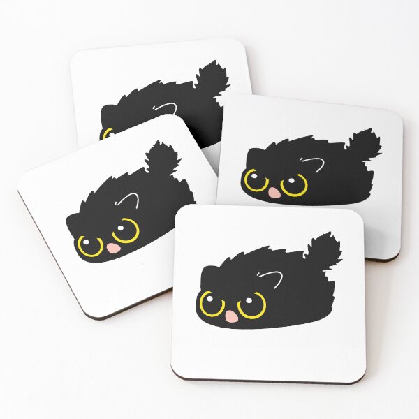 Item preview, Cute Angry Black Cat designed and sold by PowesomePets.