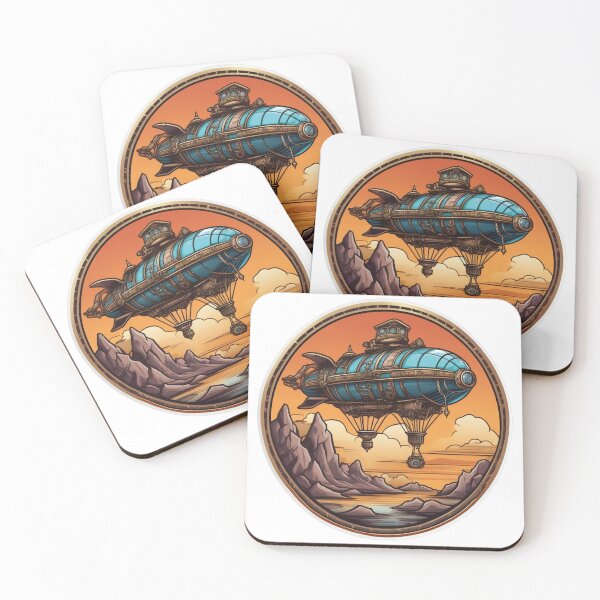 Item preview, The magical airship conquers the sky designed and sold by Ink-Kreativ.