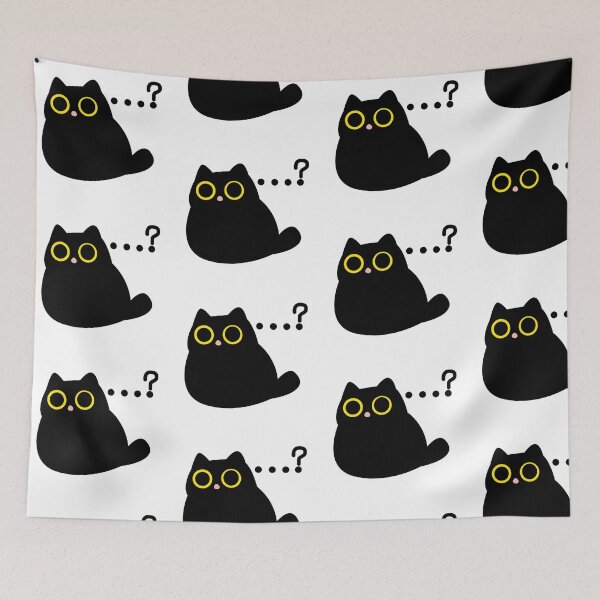 Item preview, Cute Spooked Black Cat designed and sold by PowesomePets.