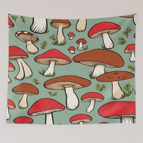 Item preview, Red fly agarics designed and sold by Erik Visnievskij.
