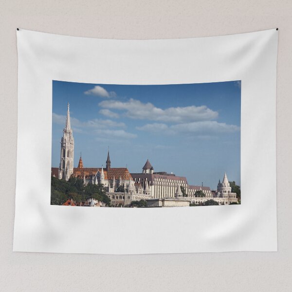 Item preview, Fisherman bastion landmark Budapest cityscape designed and sold by goceris.