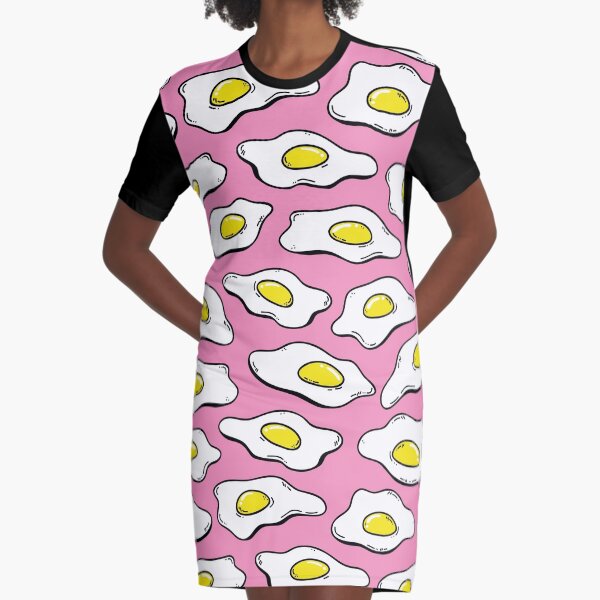 eggs Graphic T-Shirt Dress