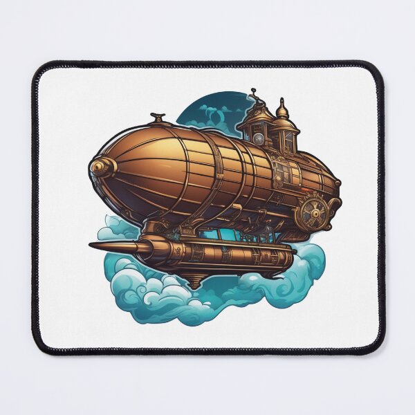 Item preview, Fantastic vintage style flying machine designed and sold by Ink-Kreativ.