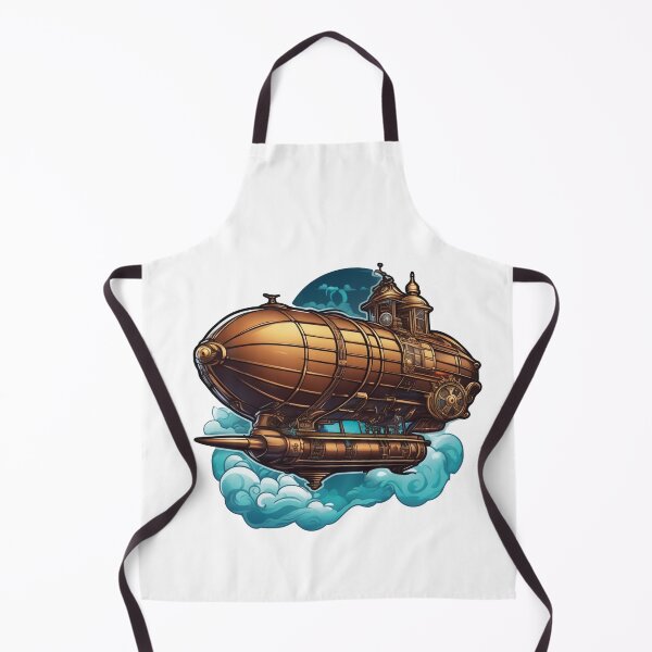 Item preview, Fantastic vintage style flying machine designed and sold by Ink-Kreativ.