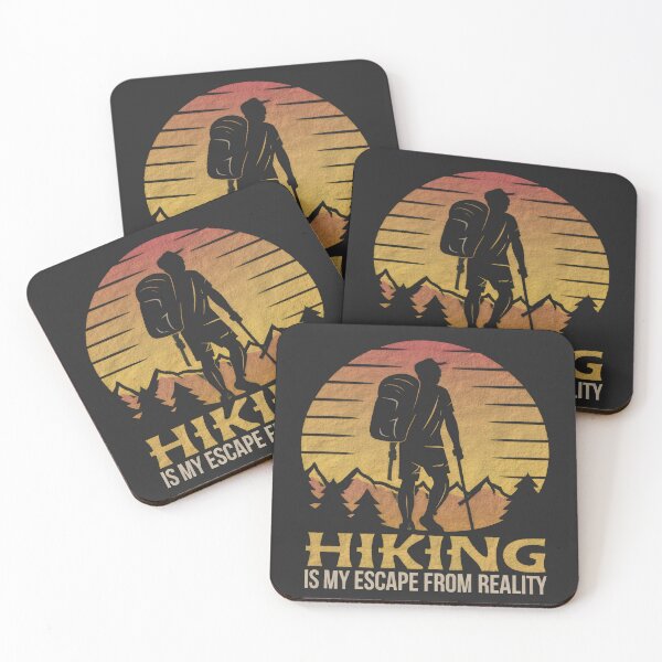 Item preview, "HIKING IS MY ESCAPE FROM REALITY" designed and sold by Firas Aljazzar.