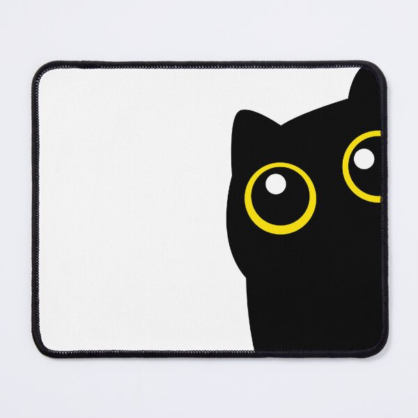 Item preview, Cute Peeker Black Cat designed and sold by PowesomePets.