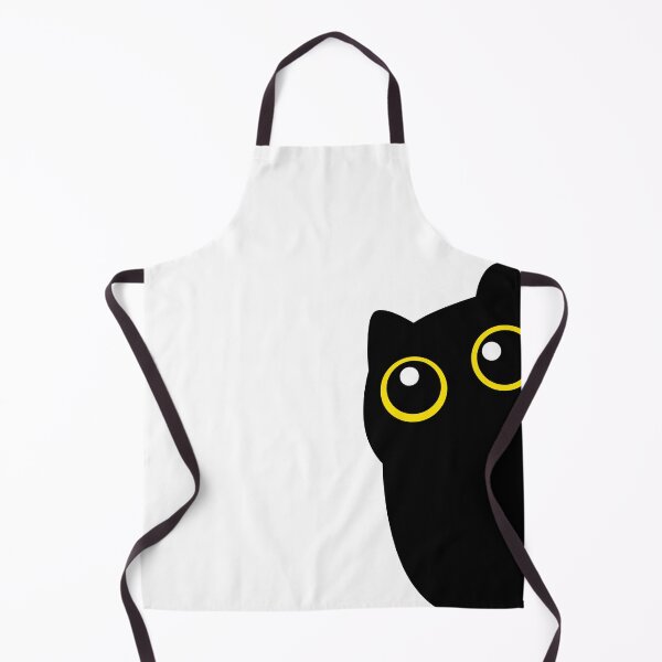 Item preview, Cute Peeker Black Cat designed and sold by PowesomePets.